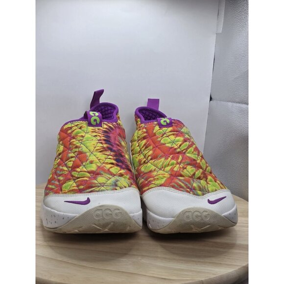 Nike ACG Moc 3.0 Tie Dye Green Strike Purple Mens Sz 13 Moccasin CW2463-300 - Picture 2 of 9